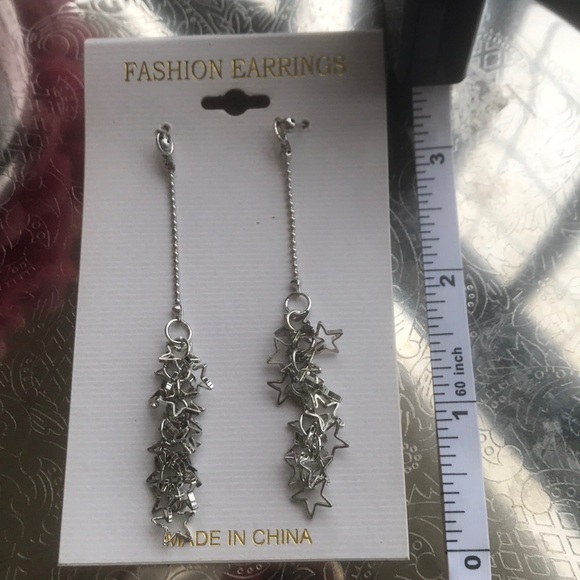 Cluster stars earrings - Picture 4 of 4